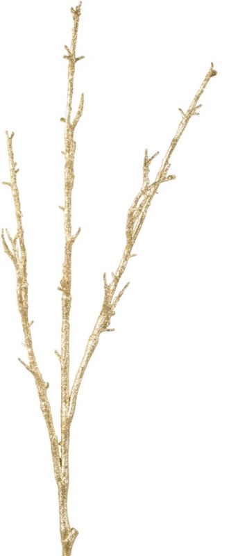 ЦВЕТОК ДЕКОРАТИВНЫЙ ARALIA  BRUSHWOOD ARALIA FLEUR GOLD H110CM PLASTIC+WIRE COTE TABLE, АРТИКУЛ 34419