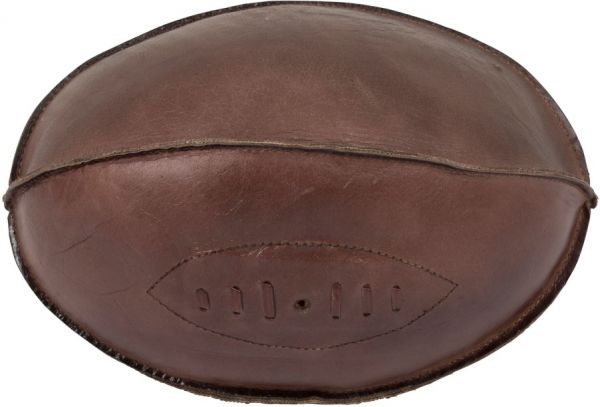 ПРЕДМЕТЫ ИНТЕРЬЕРА/ДЕКОР BALLON DE RUGBY  DECORATIVE LERY BROWN 29X19XH19CM BUFF LEATHER COTE TABLE, Арт.: 34449