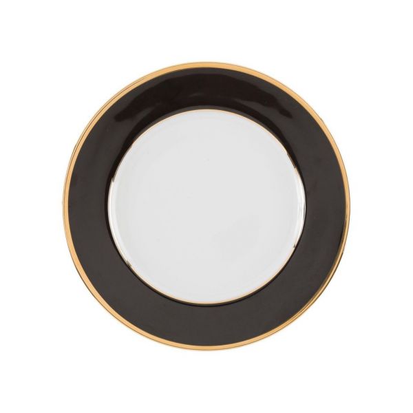 ДЕСЕРТНАЯ ТАРЕЛКА DESSERT PLATE GINGER DOR BLACK+GOLD D20 PORCELAIN COTE TABLE, АРТИКУЛ 34705