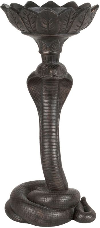 ПОДСВЕЧНИК COBRA  CANDLESTICK COBRA KATJA BLACK 15.5X14XH33CM COTE TABLE, Арт.:34746