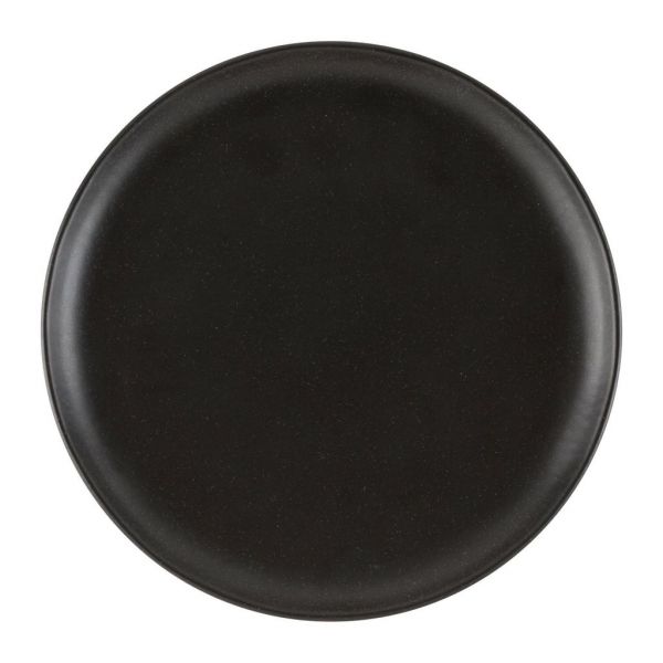 ТАРЕЛКА  DINNER PLATE INGRID BLACK 27X27X2.6CM STONEWARE COTE TABLE, АРТИКУЛ 34758