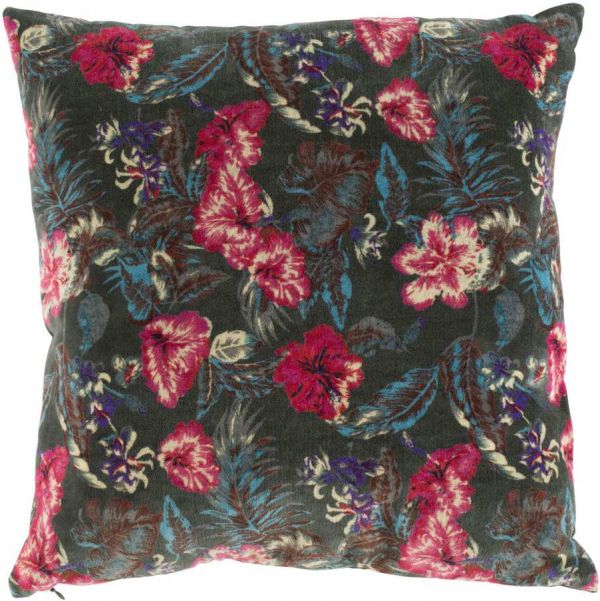 ЧЕХОЛ ДЛЯ ПОДУШКИ CUSHION COV JELILA GREEN+FUCHSIA 45X45CM COTTON COTE TABLE, АРТИКУЛ 34768