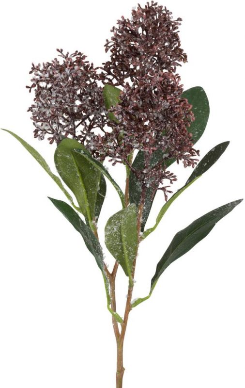 ЦВЕТОК ДЕКОРАТИВНЫЙLILAS FLOWER LILAC FLEUR BURGUNDY H64CM PLASTIC+IRON COTE TABLE, АРТИКУЛ 34779