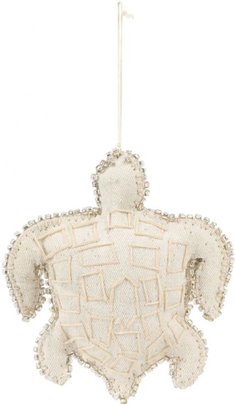 ПОДВЕСКА HANGING DECORATION TURTLE EGEE IVORY 11X13 FABRIC COTE TABLE, Арт.: 34867