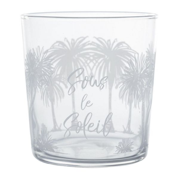 СТАКАН TUMBLER UNDER THE SUN BODEGA WHITE 37CL GLASS COTE TABLE, АРТИКУЛ 34954