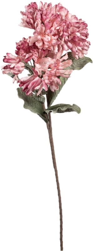 ЦВЕТОК ДЕКОРАТИВНЫЙИСКУССТВЕННЫЙ FLOWER MONI FLEUR PINK H95CM EVA+IRON COTE TABLE, АРТИКУЛ 34971