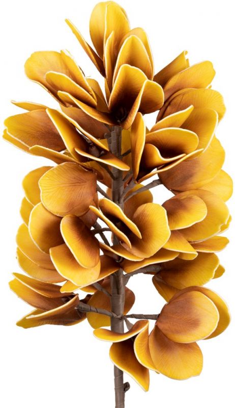 ЦВЕТОК ДЕКОРАТИВНЫЙИСКУССТВЕННЫЙ FLOWER ALOCASIA FLEUR YELLOW H105CM EVA+IRON COTE TABLE, АРТИКУЛ 34976