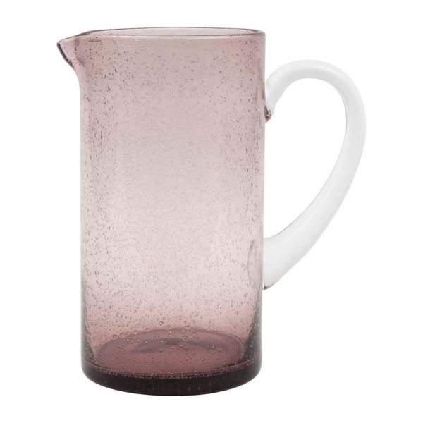 КУВШИН ЦВЕТНОЕ СТЕКЛО БОРДОВЫЙ COTE TABLE, JUG PERNILLE PINK 1.7L-D11XH20.5CM, АРТИКУЛ 34998