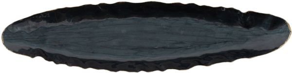 ПОДНОС OVAL TRAY ORMEA DARK BLUE 68.5X17X5.5CM IRON COTE TABLE, АРТИКУЛ 35053