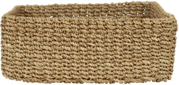 КОРЗИНКА ДЛЯ САЛФЕТОК NAPKINS BASKET ABAKA SAND 21X21XH8CM ABACA COTE TABLE, Арт.: 35086