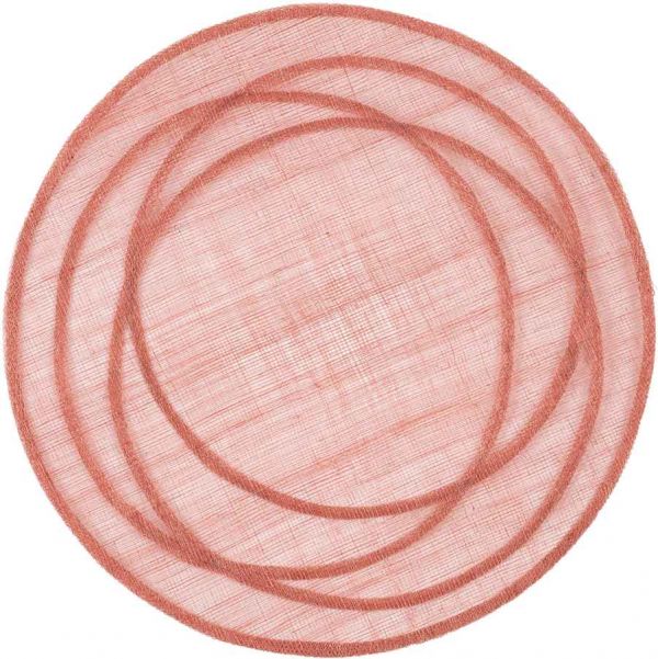 Салфетка подстановочная ROUND PLACEMAT ABAKA CORAL D38CM ABACA COTE TABLE, АРТИКУЛ 35101