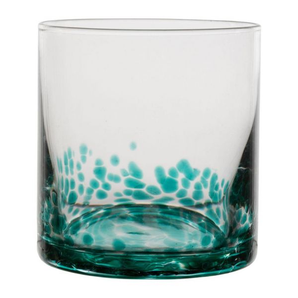 СТАКАН TUMBLER BOUCLE EMERALD 30CL D8XH8.5CM GLASS COTE TABLE, АРТИКУЛ 35149