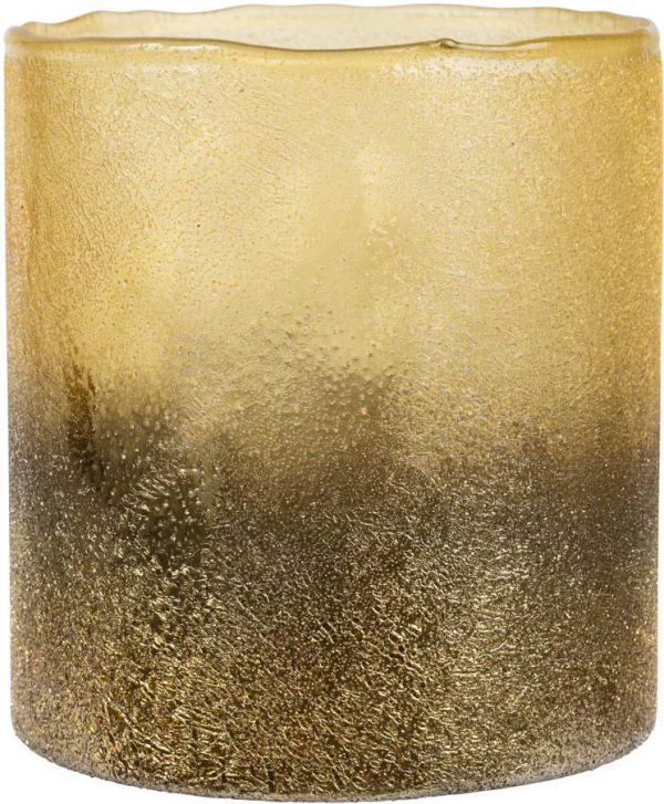 ПОДСВЕЧНИК  DANIYA GOLD D15XH16CM GLASS COTE TABLE, Арт.:35228