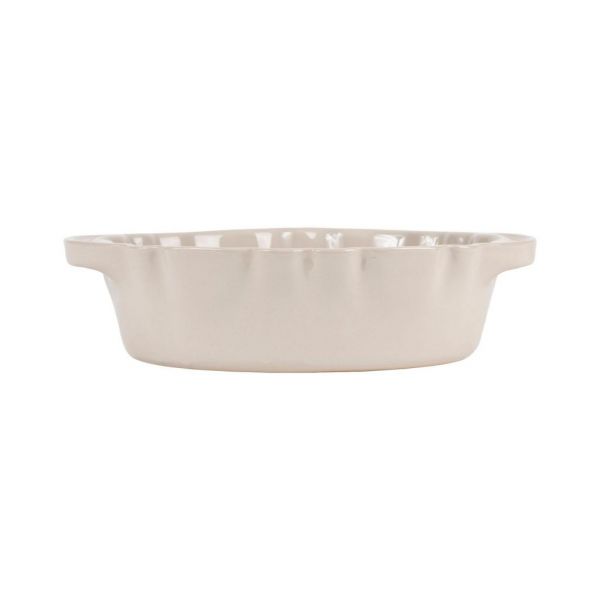 БЛЮДО ДЛЯ ЗАПЕКАНИЯ OVAL OVEN DISH LEO PEARL 18X19XH7CM STONEWARE COTE TABLE, АРТИКУЛ 35464