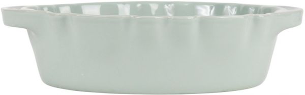 БЛЮДО ДЛЯ ЗАПЕКАНИЯ OVAL OVEN DISH LEO SEA GREEN 18X19XH7CM STONEWARE COTE TABLE, АРТИКУЛ 35466