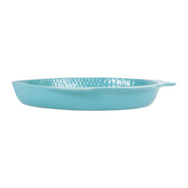 БЛЮДО ДЛЯ ЗАПЕКАНИЯ FISH OVEN DISH PISCA TURQUOISE 44X34XH7 STONEWARE COTE TABLE, АРТИКУЛ 35468