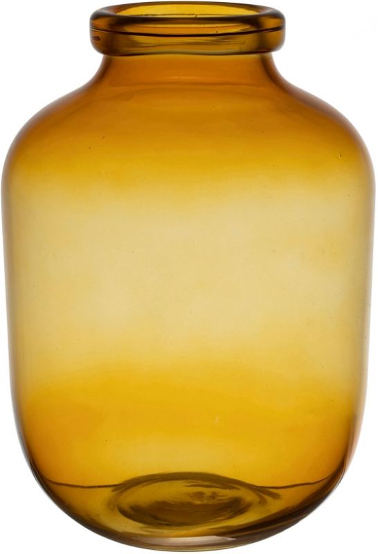 Ваза   VASE PRISCA YELLOW D16XH22.5CM GLASS COTE TABLE, арт.: 35729