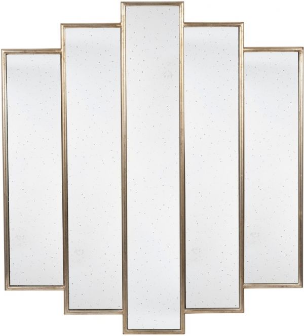 Зеркало ELYPTIC CHAMPAGNE 80X72X2.5CM RESIN+MIRROR COTE TABLE, Арт.: 35796