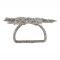 Кольцо для салфетки, Салфетка, NAPKIN RING FLOCON SILV GREY D4 IRON+GLASS+PLASTIC ,Cote Table ,Арт.: 35842