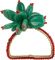 КОЛЬЦО ДЛЯ САЛФЕТКИ, COTE TABLE, NAPKIN RING FLEURI GREEN+RED D4 IRON+GLASS+PLASTIC, АРТИКУЛ 35850 КОЛЬЦО ДЛЯ САЛФЕТКИ, COTE TABLE, NAPKIN RING FLEURI GREEN+RED D4 IRON+GLASS+PLASTIC, АРТИКУЛ 35850