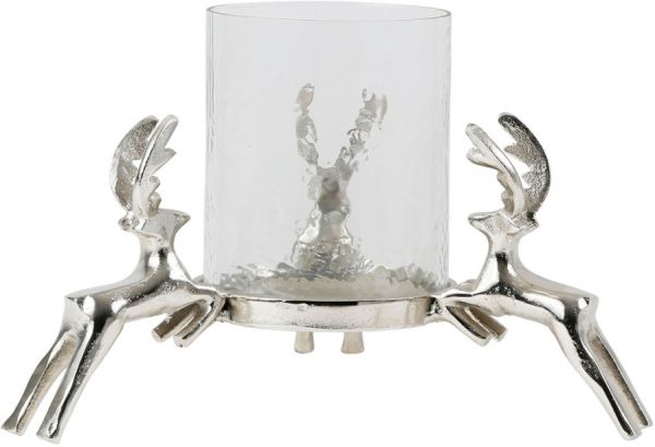 Подсвечник  CERF GREY D30XH20CM ALUMINIUM+GLASS ,Cote Table ,Арт.: 35869