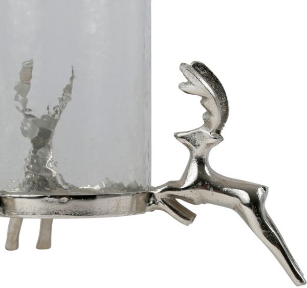 Подсвечник  CERF GREY D30XH20CM ALUMINIUM+GLASS ,Cote Table ,Арт.: 35869