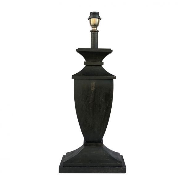 Лампа настольная  ATHENES ANT BLACK 26X12H56 MANGO WD+IRON ,Cote Table ,Арт.: 35966