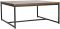 Кофейный столик, COFFEE TABLE CIRCELLE NT+BLACK 90X90XH40 WOOD+IRON ,Cote Table ,Арт.: 35992