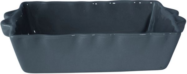 БЛЮДО ДЛЯ ЗАПЕКАНИЯ OVEN DISH FESTON DARK GREY 26X18XH7CM STONEWARE COTE TABLE, АРТИКУЛ 36194