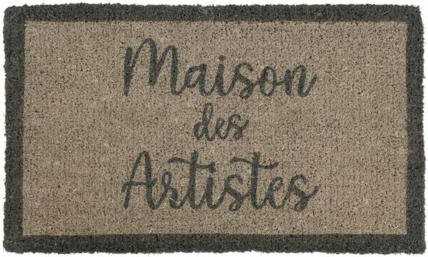 Коврик придверный, DOORMAT ARTISTES GREY 73X43CM COIR ,Cote Table ,Арт.: 36311