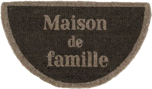 Коврик придверный, DOORMAT MAIS-FAMIL GREY 73X43CM COIR ,Cote Table ,Арт.: 36316