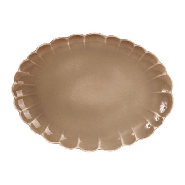 БЛЮДО DISH MARINETTE MASTIC 41X30.5CM EARTHENWARE COTE TABLE, АРТИКУЛ 36418