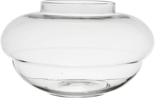 Ваза  LOW VASE MELEN D30XH18CM GLASS COTE TABLE, арт.: 36436