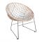 КРЕСЛО ИЗ РОТАНГА, COTE TABLE, ROUND CHAIR SANTORIN NAT+GREY 66X71H77 RATTAN+IRON, Арт.: 36471 КРЕСЛО ИЗ РОТАНГА, COTE TABLE, ROUND CHAIR SANTORIN NAT+GREY 66X71H77 RATTAN+IRON, Арт.: 36471