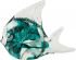 ПРЕДМЕТЫ ИНТЕРЬЕРА/ДЕКОР, COTE TABLE, DECO DISCUS AMARRES TURQUOISE 17.5X5XH16CM GLASS, Арт.: 36501