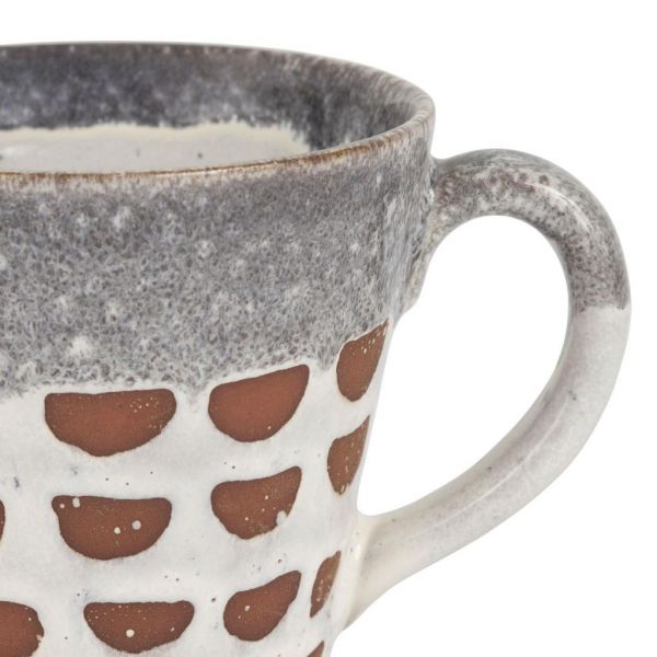 ЧАШКА , COTE TABLE, JUMBO CUP ESKYS BLUE+BROWN 45CL-D11H9CM TERRACOTTA, АРТИКУЛ 36520