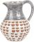 КУВШИН, COTE TABLE, JUG ESKYS BLUE+BROWN 3.5L-22X18XH27CM TERRACOTTA, АРТИКУЛ 36523