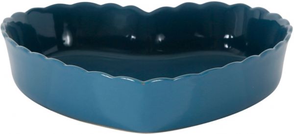 ФОРМА ДЛЯ ВЫПЕЧКИ, COTE TABLE, MOULDING PLATE CHARLOTTE STEEL BLUE 24X5 STONEWARE, АРТИКУЛ 36541