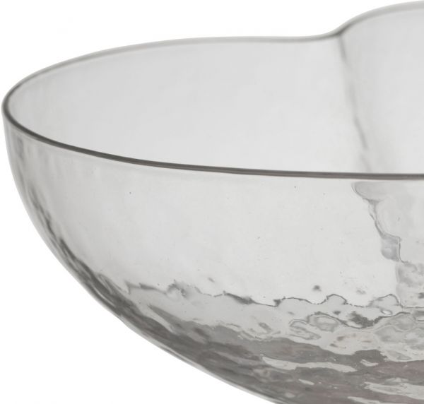 САЛАТНИК НАБОР ИЗ 2 ШТ.,, COTE TABLE, HEART CEREAL BOWL X2 PERNILLE 15X13H5+12X9H5 GLASS, АРТИКУЛ 36645