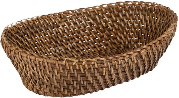 КОРЗИНА, COTE TABLE, OVAL BASKET EDNNA HONEY 26X20XH9CM RATTAN, Арт.: 36652