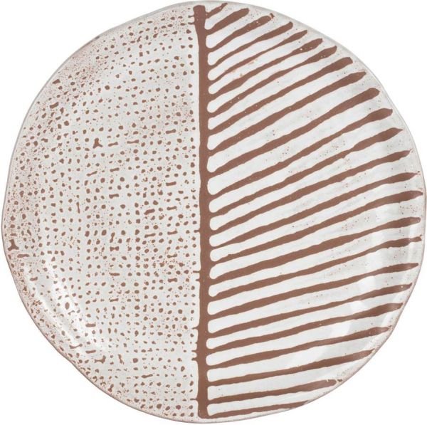 САЛАТНИК, COTE TABLE, DISH ESKYS WHITE D34 TERRACOTTA, АРТИКУЛ 36673