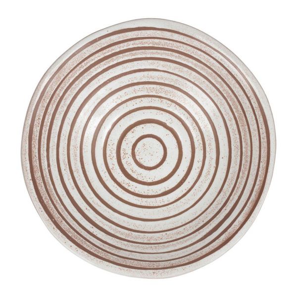 БЛЮДО, COTE TABLE, DEEP DISH ESKYS WHITE D30XH7 TERRACOTTA, АРТИКУЛ 36676