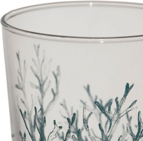 СТАКАН, COTE TABLE, TUMBLER CORAIL BODEGA TURQUOISE 37CL-D8.5XH9 GLASS, АРТИКУЛ 36716