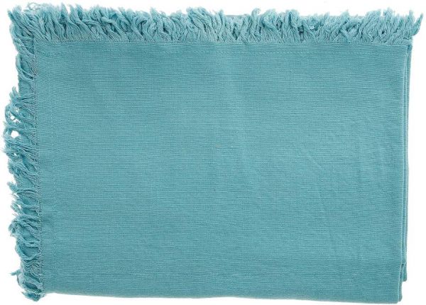 СКАТЕРТЬ, COTE TABLE, TABLECLOTH NALIA TURQUOISE 160X160CM COTTON-175 GR, АРТИКУЛ 36737