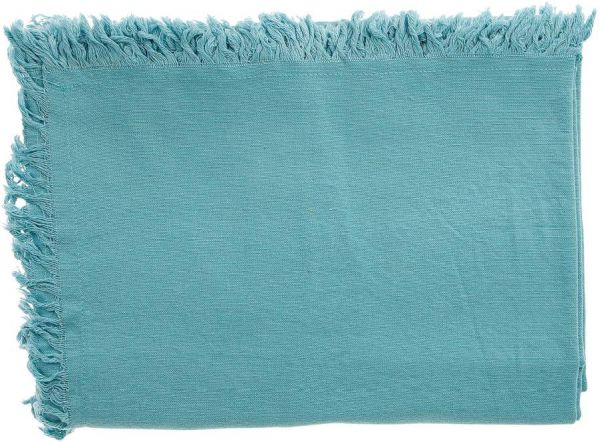 СКАТЕРТЬ, COTE TABLE, TABLECLOTH NALIA TURQUOISE 250X160 COTTON-175 GRS, АРТИКУЛ 36738