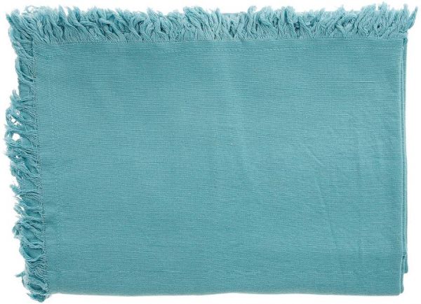 СКАТЕРТЬ, COTE TABLE, TABLECLOTH NALIA TURQUOISE 320X160 COTTON-175 GRS, АРТИКУЛ 36739