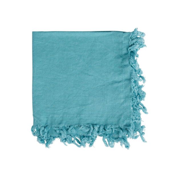 САЛФЕТКА НАБОР ИЗ 2 ШТ.,, COTE TABLE, NAPKIN X2 NALIA TURQUOISE 35X35CM COTTON-175 GRS, АРТИКУЛ 36742