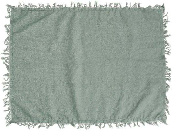 Салфетка подстановочная НАБОР ИЗ 2 ШТ.,, COTE TABLE, PLACEMAT X2 NALIA SEA GREEN 50X40CM COTTON-175 GRS, АРТИКУЛ 36747