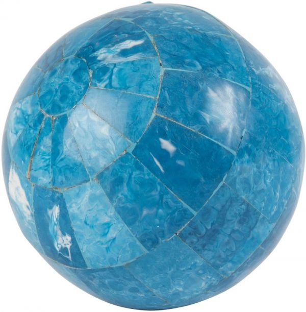 ШАР ПРЕДМЕТЫ ИНТЕРЬЕРА/ДЕКОРАТИВНЫЙ,, COTE TABLE, DECORATIVE BALL AQUOLE BLUE D10CM RESIN, Арт.: 36772