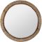 Зеркало, COTE TABLE, MIRROR SHIMA NATURAL D50X6.5CM RATTAN+MIRROR, Арт.: 36867